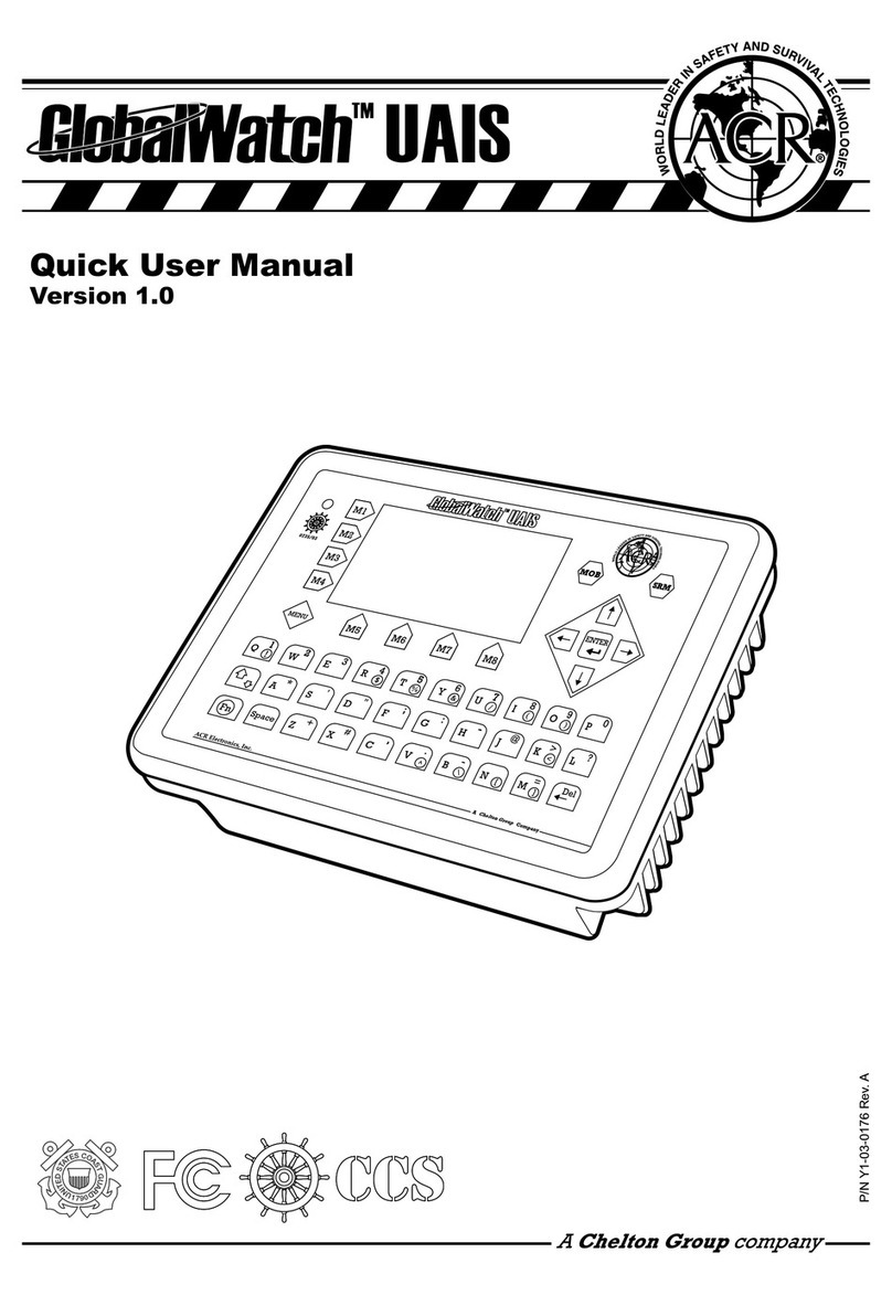 ACR Electronics GLOBALWATCH UAIS - QUICK user manual