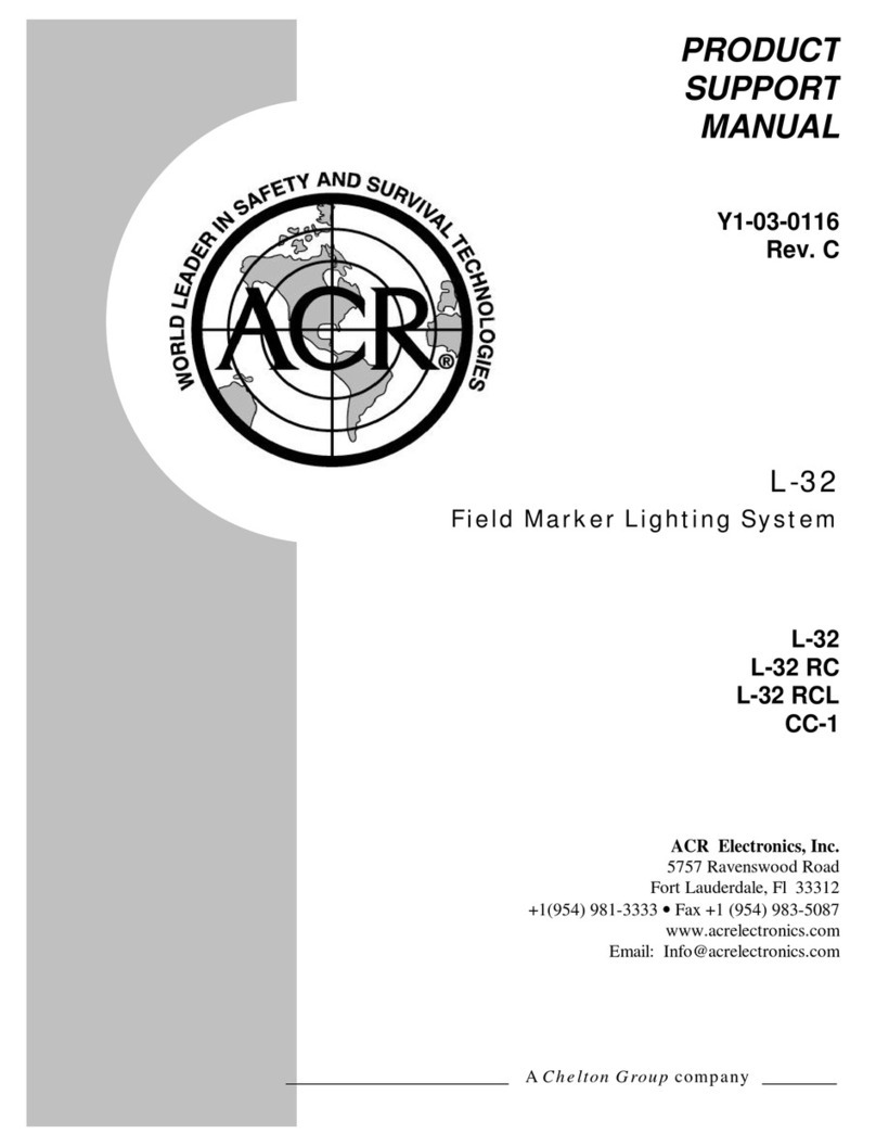 ACR Electronics CC-1 - REV C Installation instructions