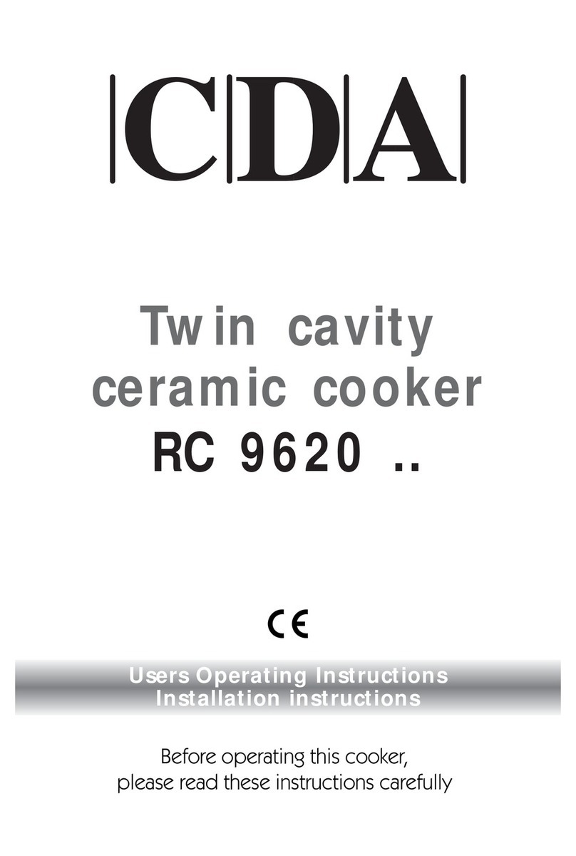 CDA RC 9620 Product guide CDA RC 9620 Product guide