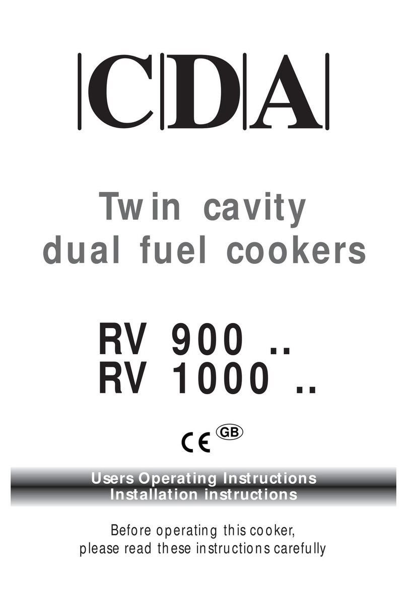 CDA RV 1000 Series User manual