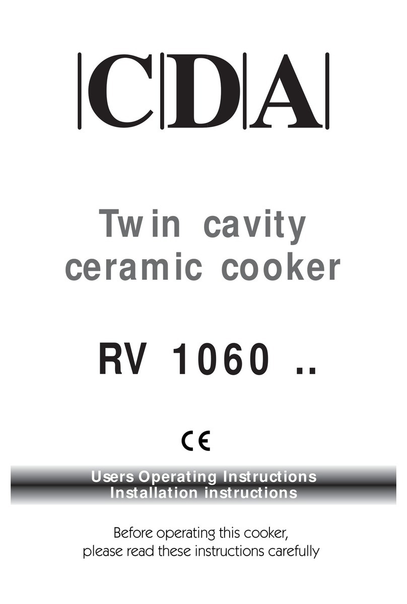 CDA RV 1060 Series User manual