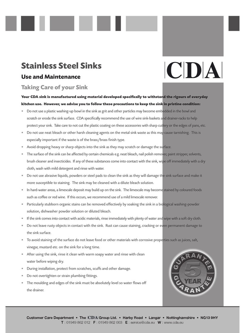 CDA VSK1 Use and maintenance