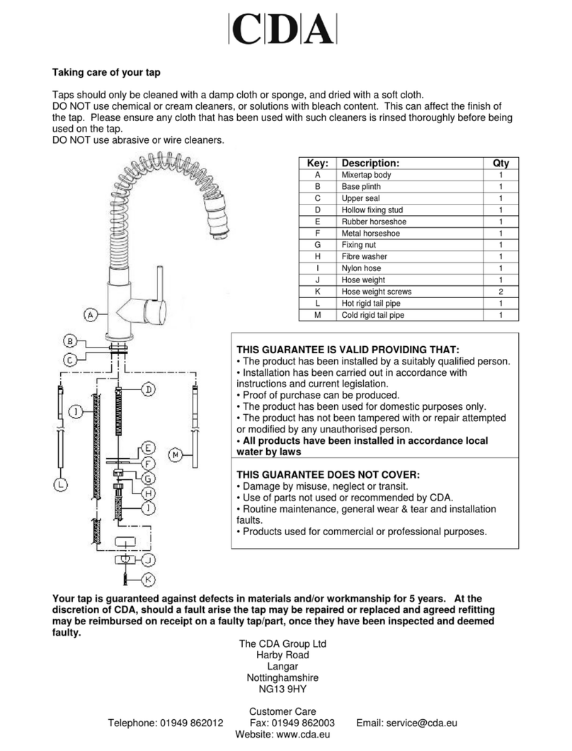 CDA TM1 User manual