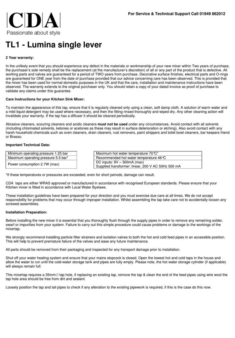 CDA TL1 User manual