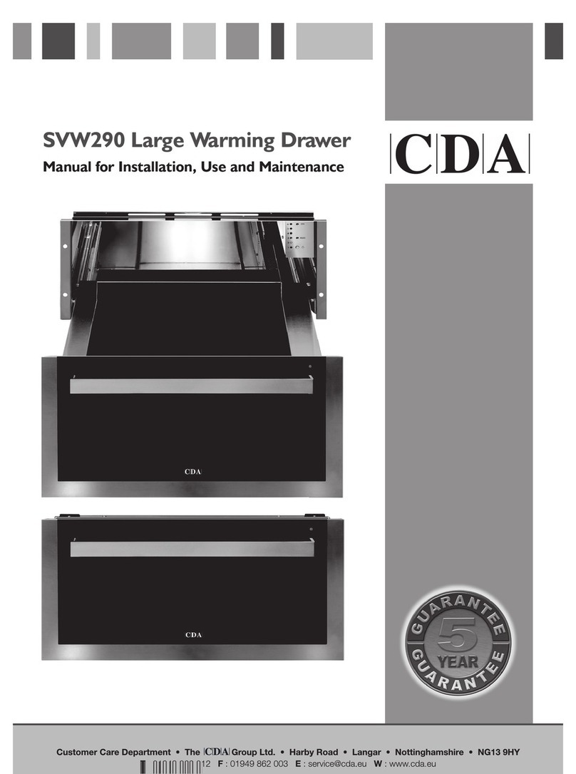 CDA SVW290 Manual for installation and use