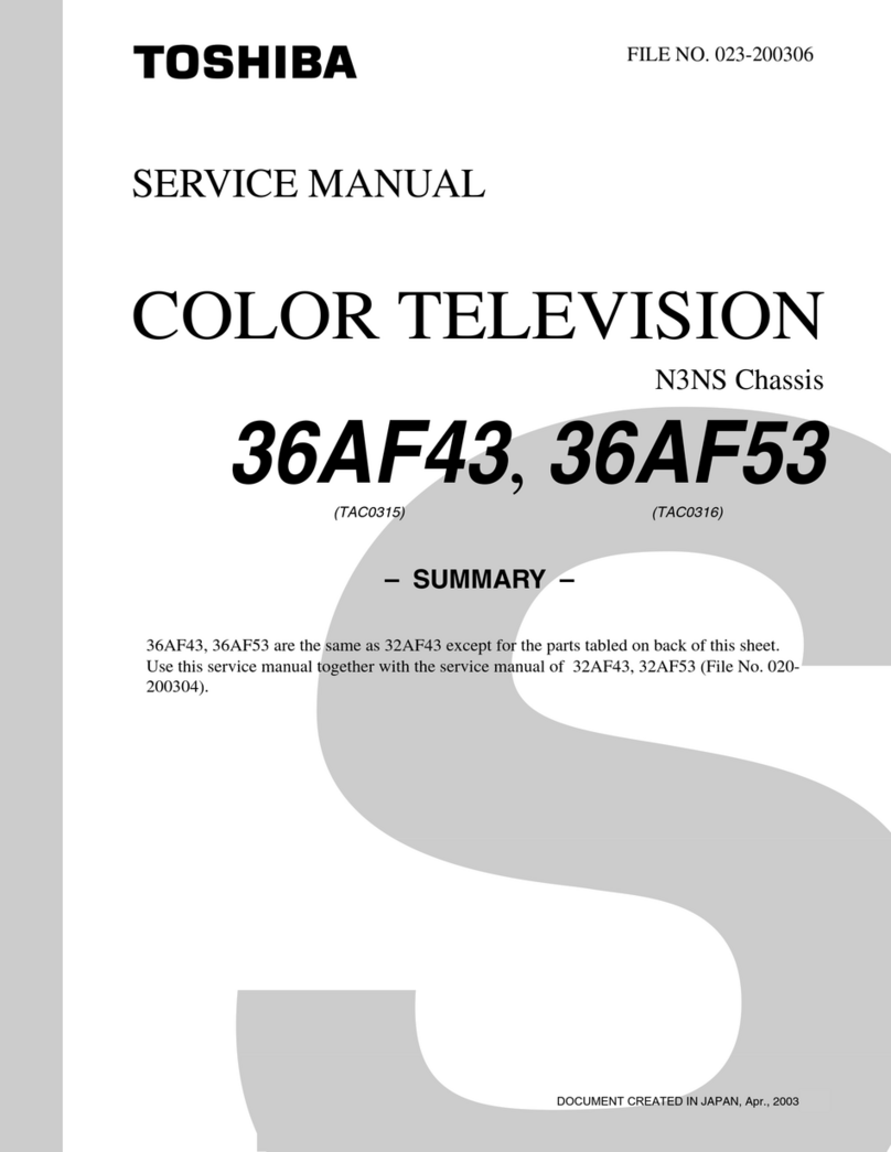 Toshiba 36AF53 User manual
