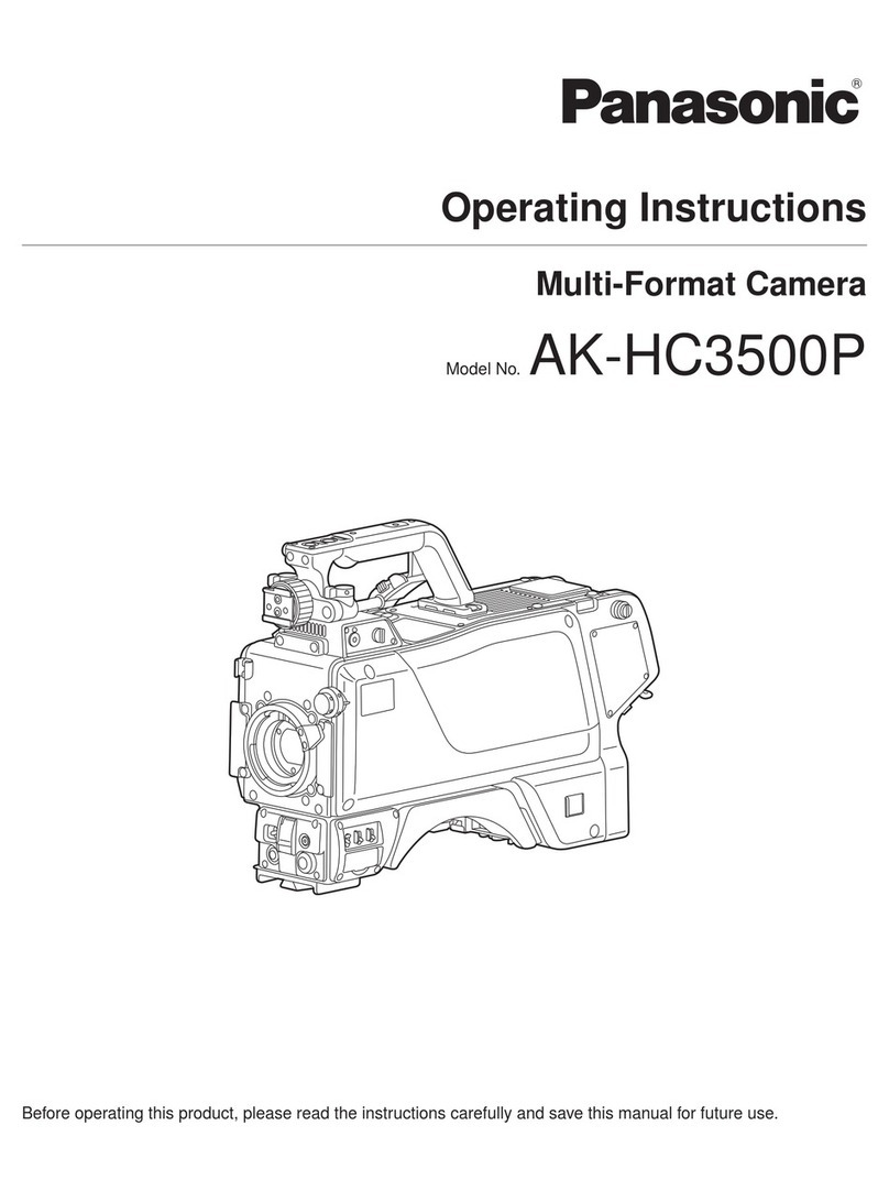 Panasonic AKHC3500 - MULTI FORMAT CAMERA User manual