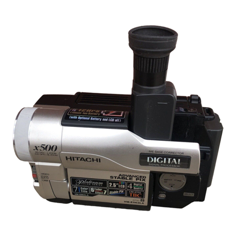 Hitachi VM-E563LA User manual