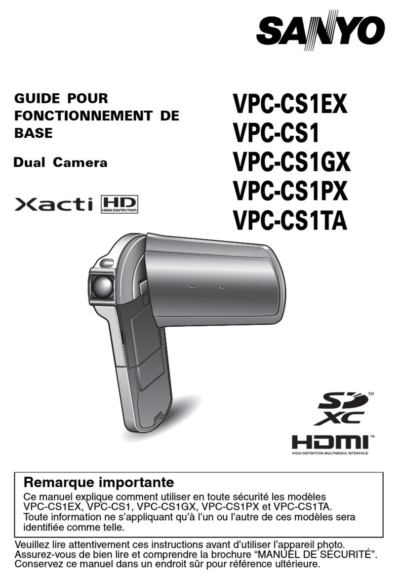 Sanyo VPC-CS1 - Full HD 1080 Video User manual