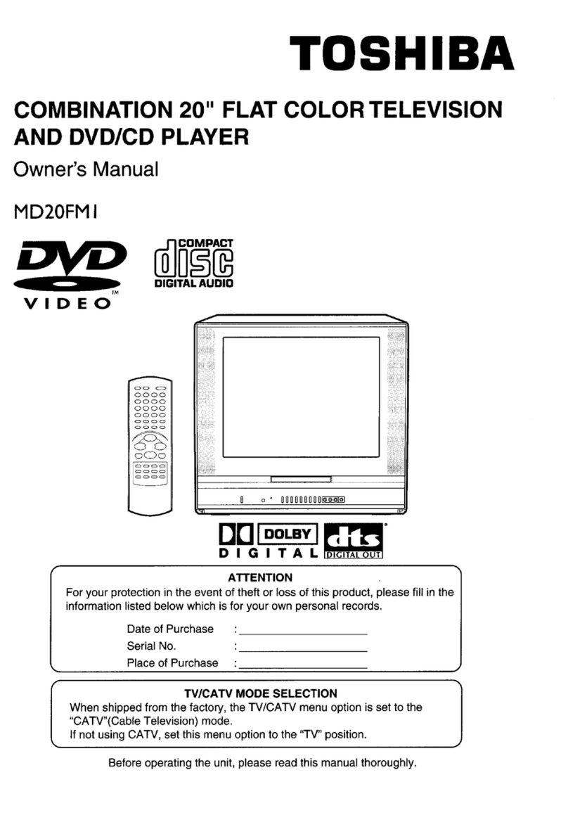 Toshiba MD20FM1 owner's manual