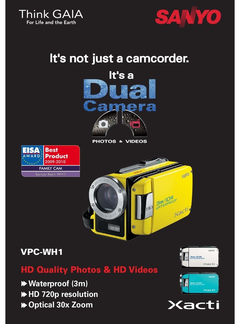 Sanyo Xacti VPC-WH1YL User manual