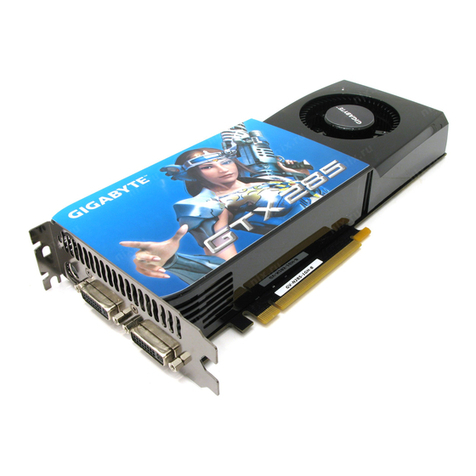 Gigabyte GV-N285-1GH-B user manual