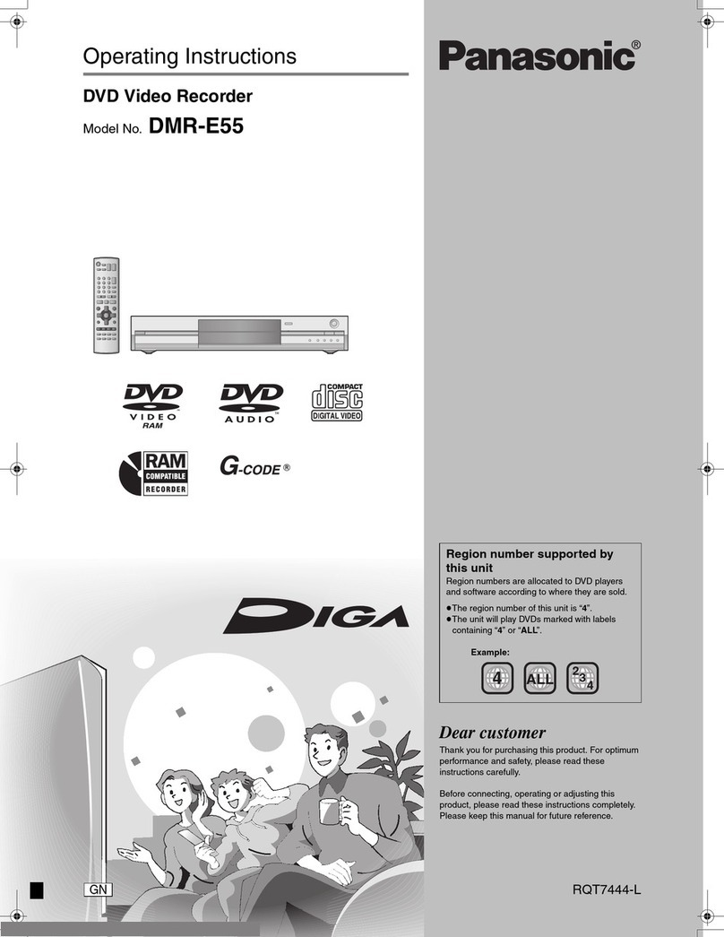 Panasonic DMR-E55S operating instructions