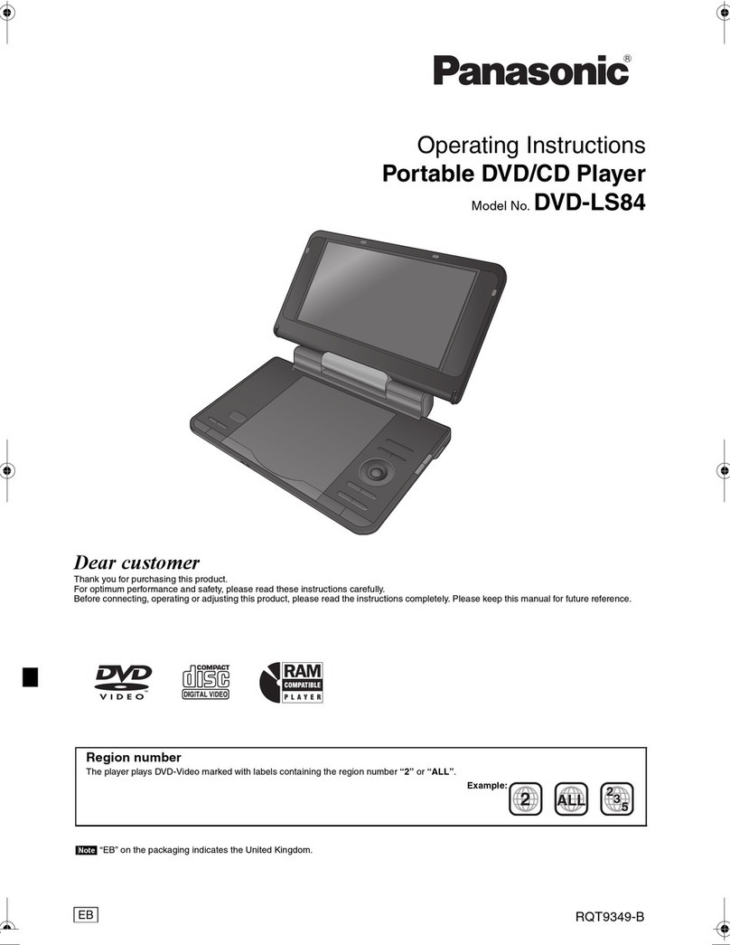 Panasonic DVDLS84E operating instructions