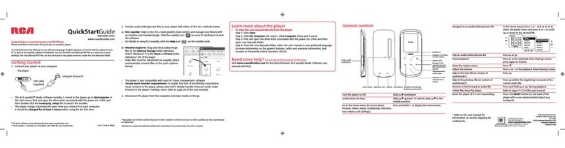 RCA M4508 User manual