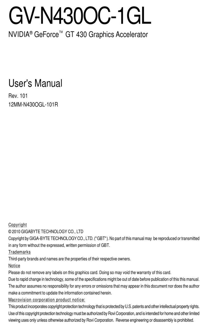 Gigabyte GV-N430OC-1GL user manual
