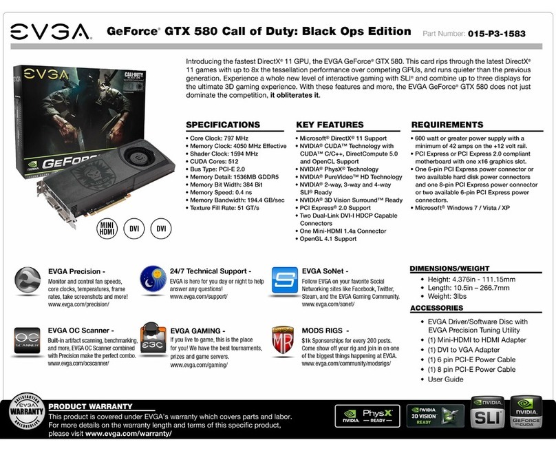 EVGA GeForce GTX 580 Call of Duty: Black Ops... User manual