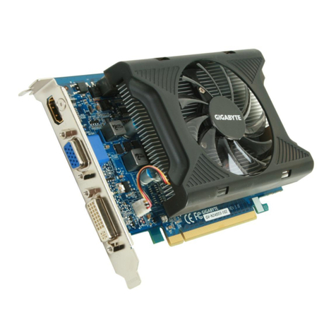 Gigabyte GV-N240D3-1GI User manual