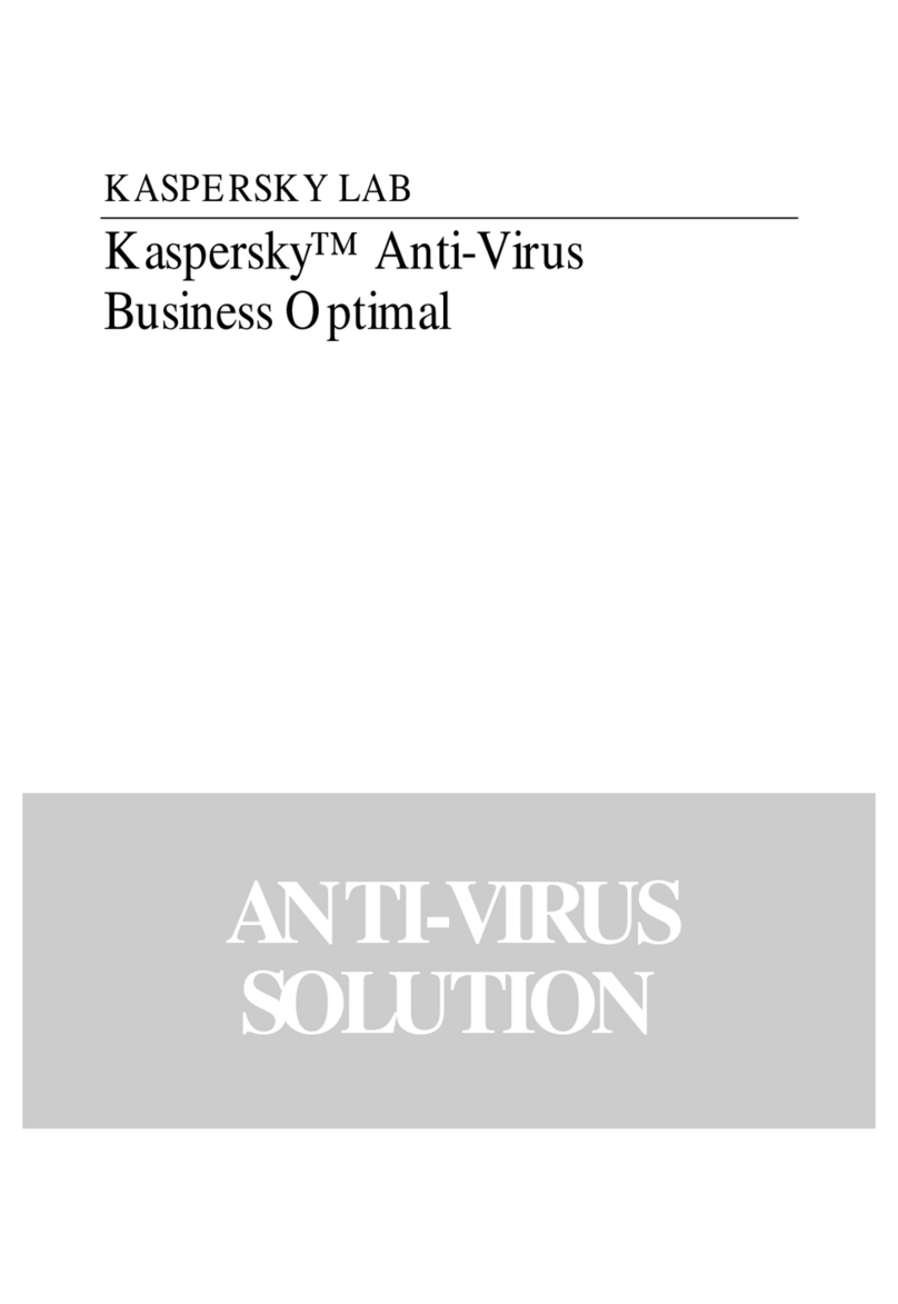 KAPERSKY ANTI-VIRUS BUSINESS OPTIMAL manual