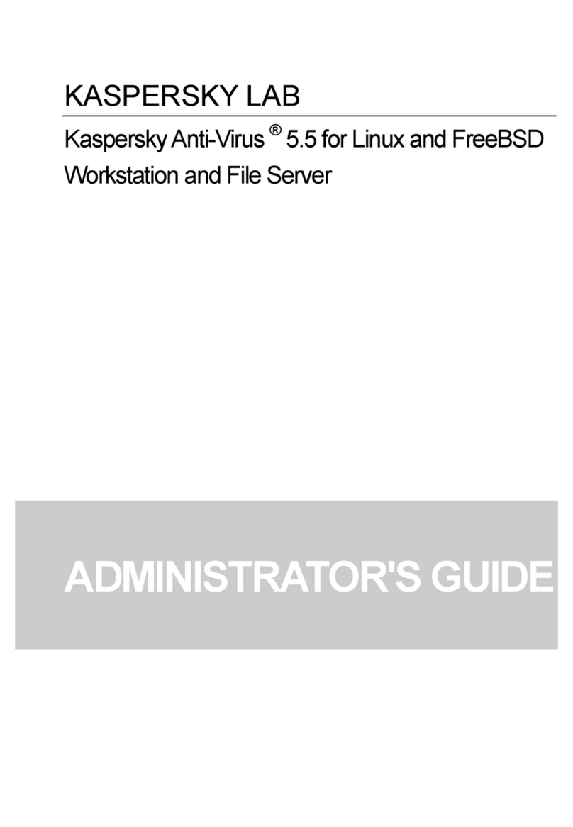 KAPERSKY ANTI-VIRUS 5.5 - FOR LINUX-FREEBSD MAIL... Administrator's guide KAPERSKY ANTI-VIRUS 5.5 - FOR LINUX-FREEBSD MAIL... Administrator's guide