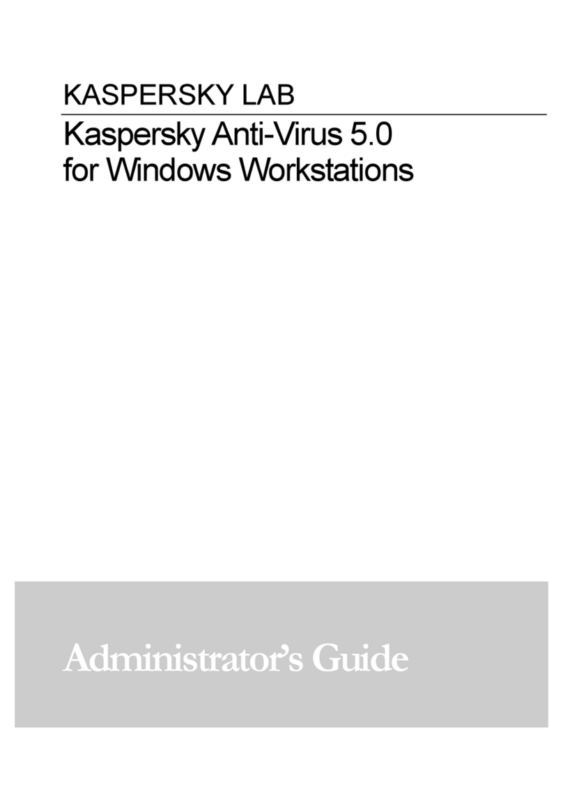 KAPERSKY ANTI-VIRUS 5.0 - FOR SAMBA SERVERS Service manual KAPERSKY ANTI-VIRUS 5.0 - FOR SAMBA SERVERS Service manual