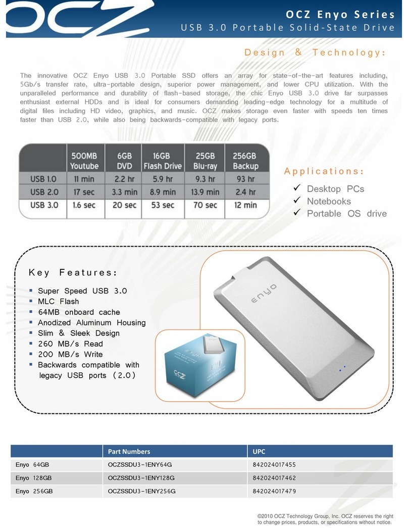OCZ ENYO User manual