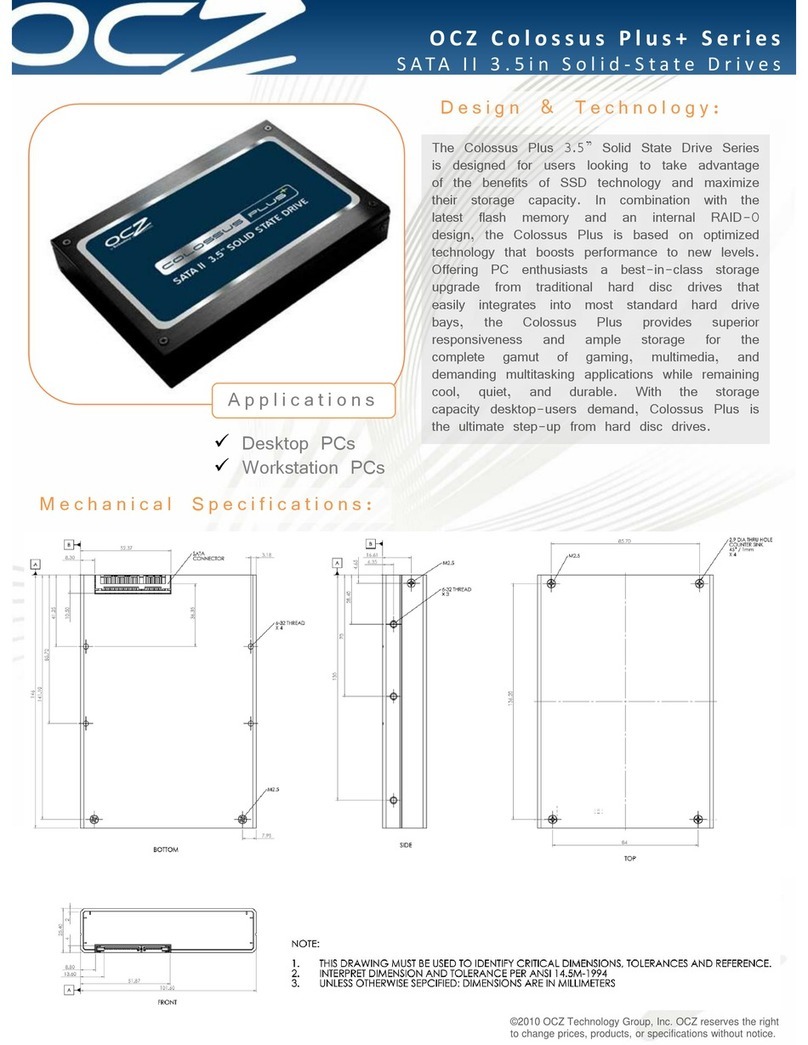 OCZ COLOSSUS PLUS User manual OCZ COLOSSUS PLUS User manual