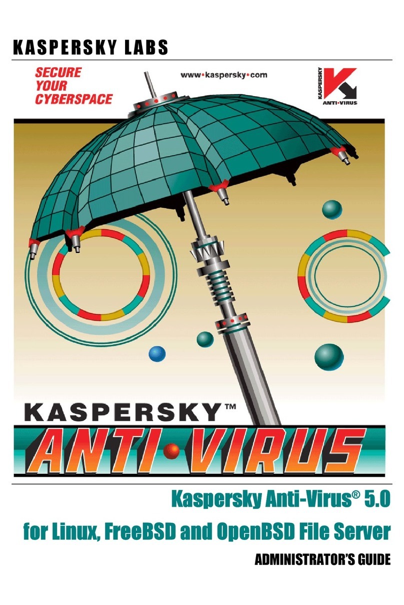 KAPERSKY ANTI-VIRUS 5.0 - FOR SAMBA SERVERS Administrator's guide