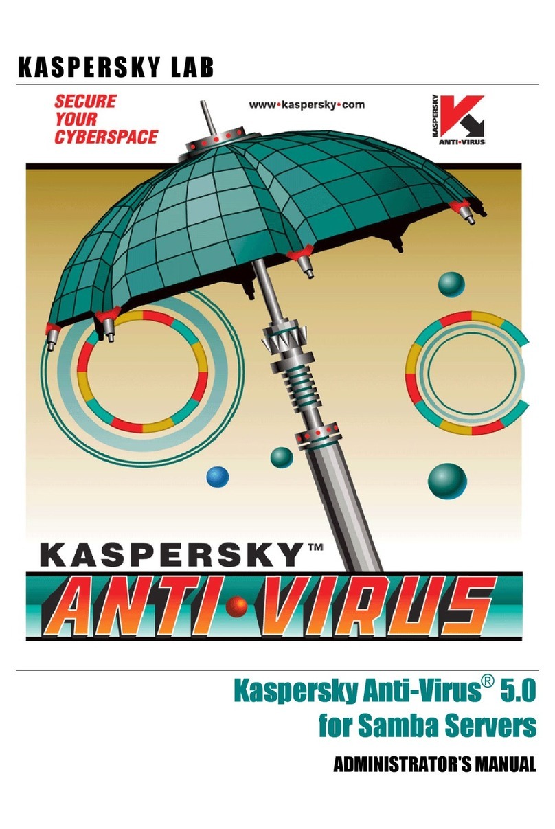 KAPERSKY ANTI-VIRUS 5.0 - FOR SAMBA SERVERS Administrator's manual