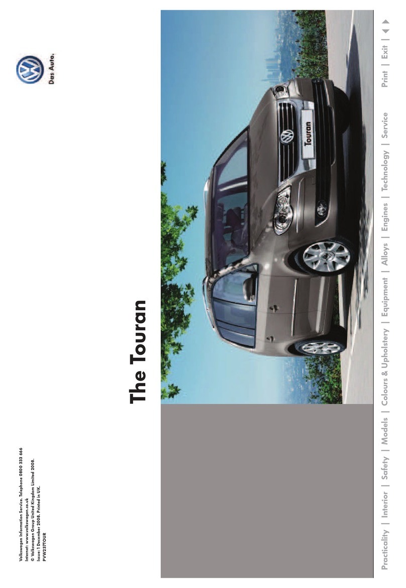 Volkswagen THE TOURAN - User manual
