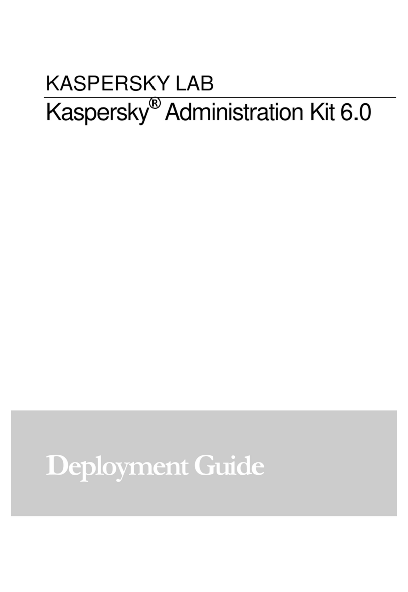 KAPERSKY ADMINISTRATION KIT 6.0 Quick reference guide KAPERSKY ADMINISTRATION KIT 6.0 Quick reference guide