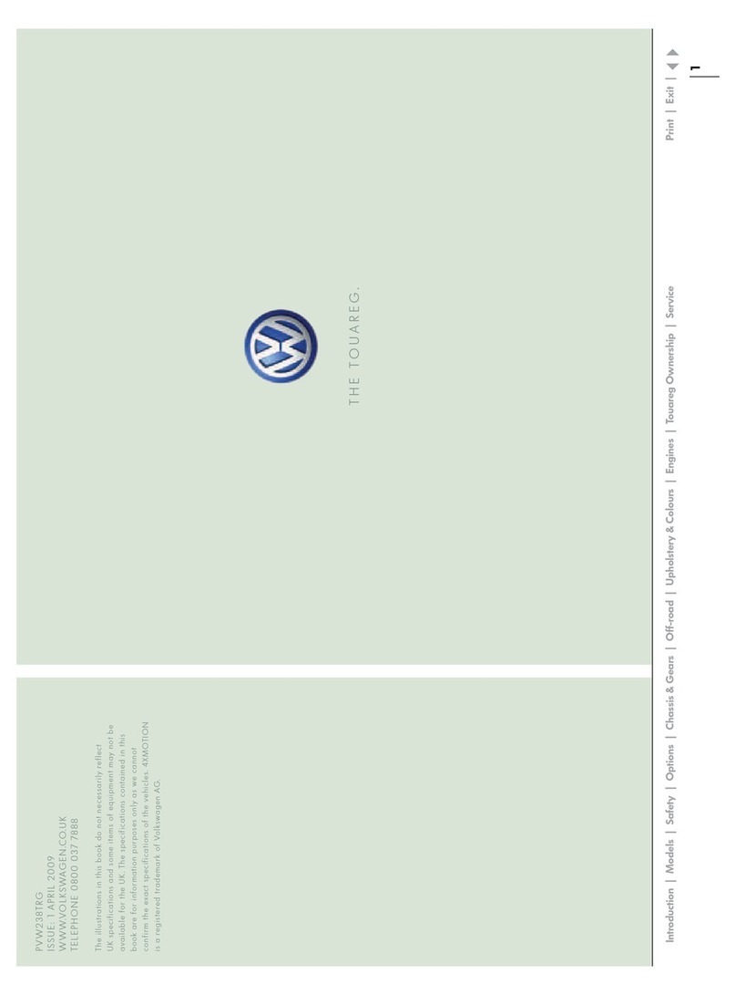 Volkswagen TOUAREG - User manual