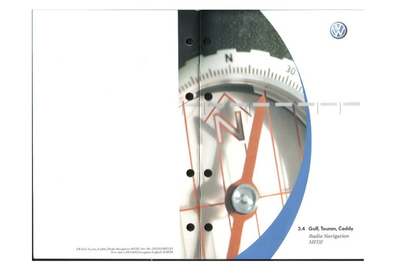 Volkswagen RADIO NAVIGATION MFD2 manual