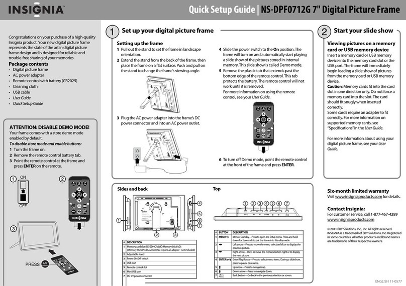 Insignia NS-DPF0712G User manual