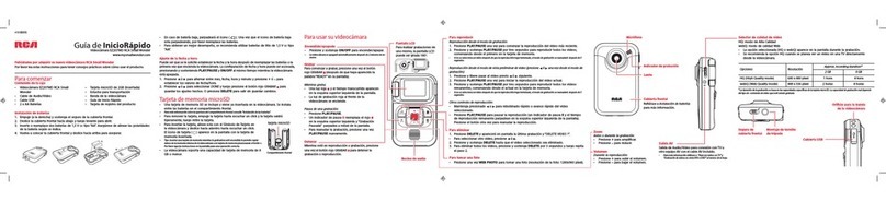 RCA EZ207 - Small Wonder Camcorder Parts list manual RCA EZ207 - Small Wonder Camcorder Parts list manual