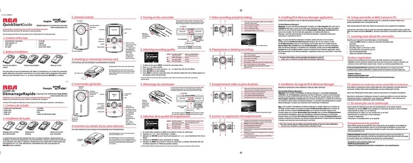 RCA Small Wonder EZ2050 series User manual RCA Small Wonder EZ2050 series User manual