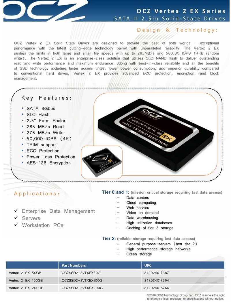 OCZ VERTEX 2 EX datasheet OCZ VERTEX 2 EX datasheet