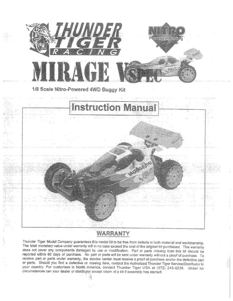 THUNDER TIGER MIRAGE V User manual THUNDER TIGER MIRAGE V User manual
