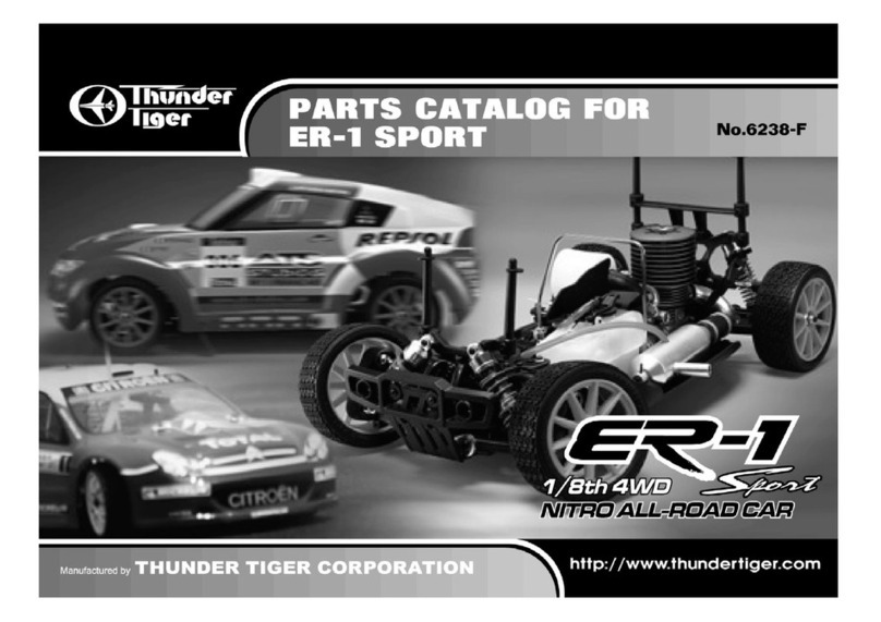 THUNDER TIGER ER-1 SPORT Instruction Manual THUNDER TIGER ER-1 SPORT Instruction Manual