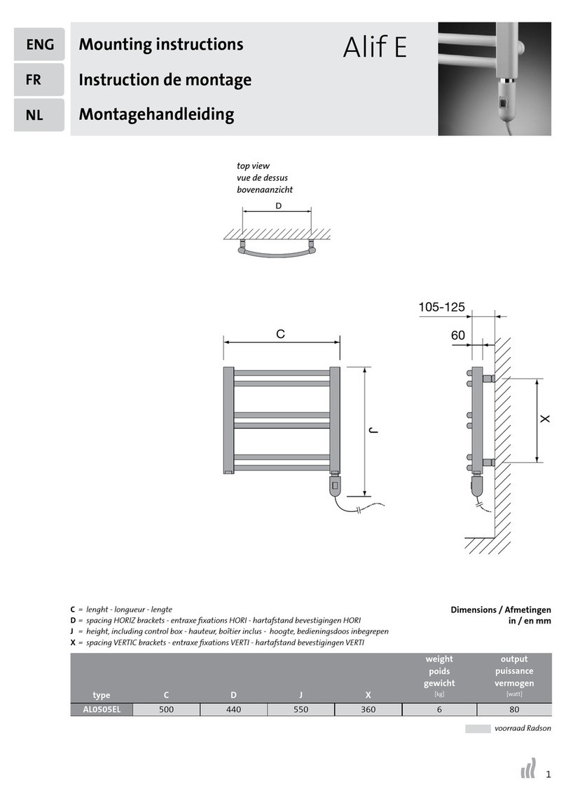 RADSON ALIF E User manual