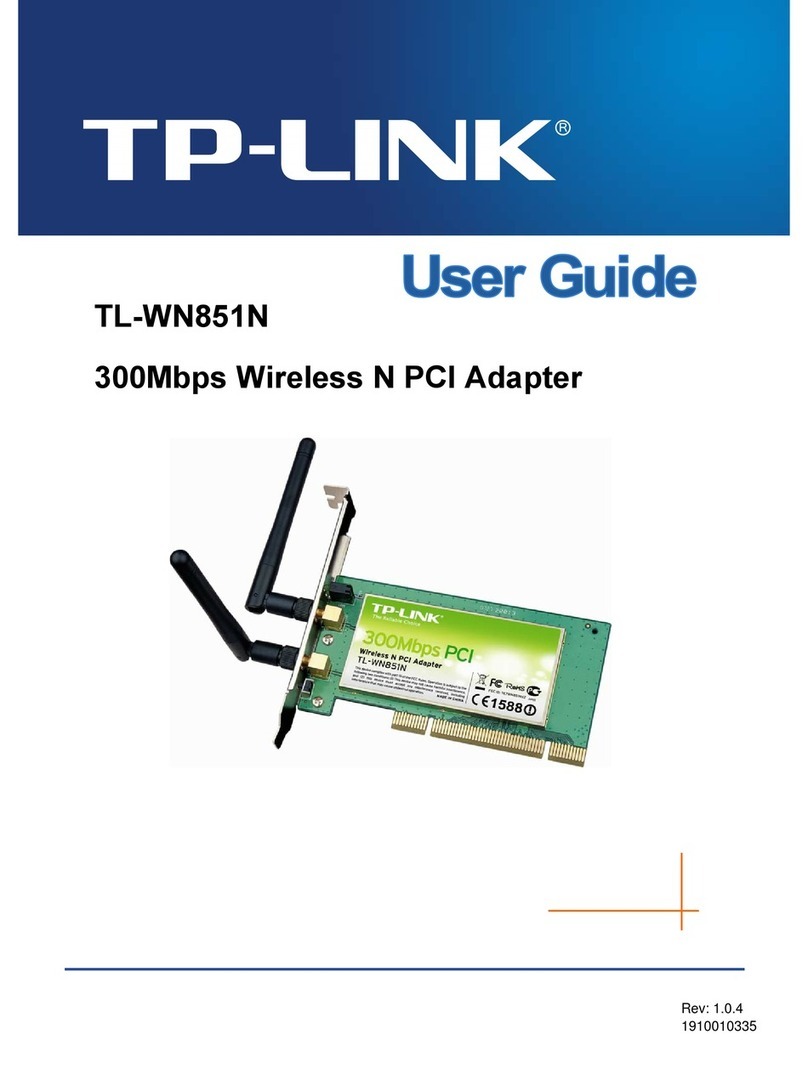 TP-Link TL-WN851N User manual