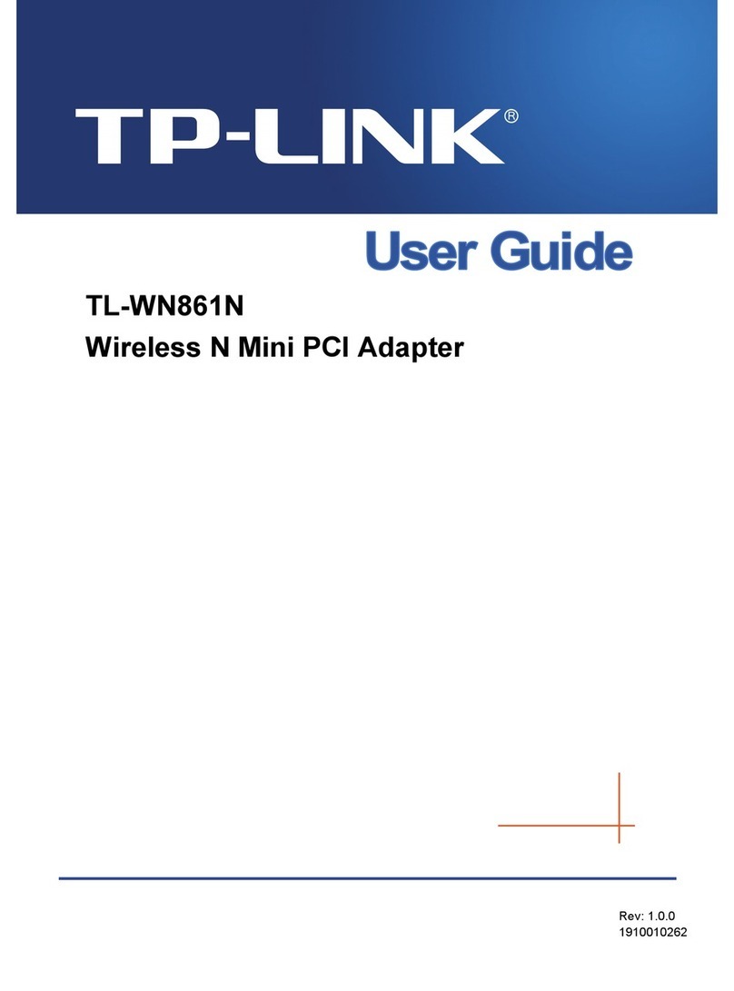 TP-Link TL-WN861N User manual