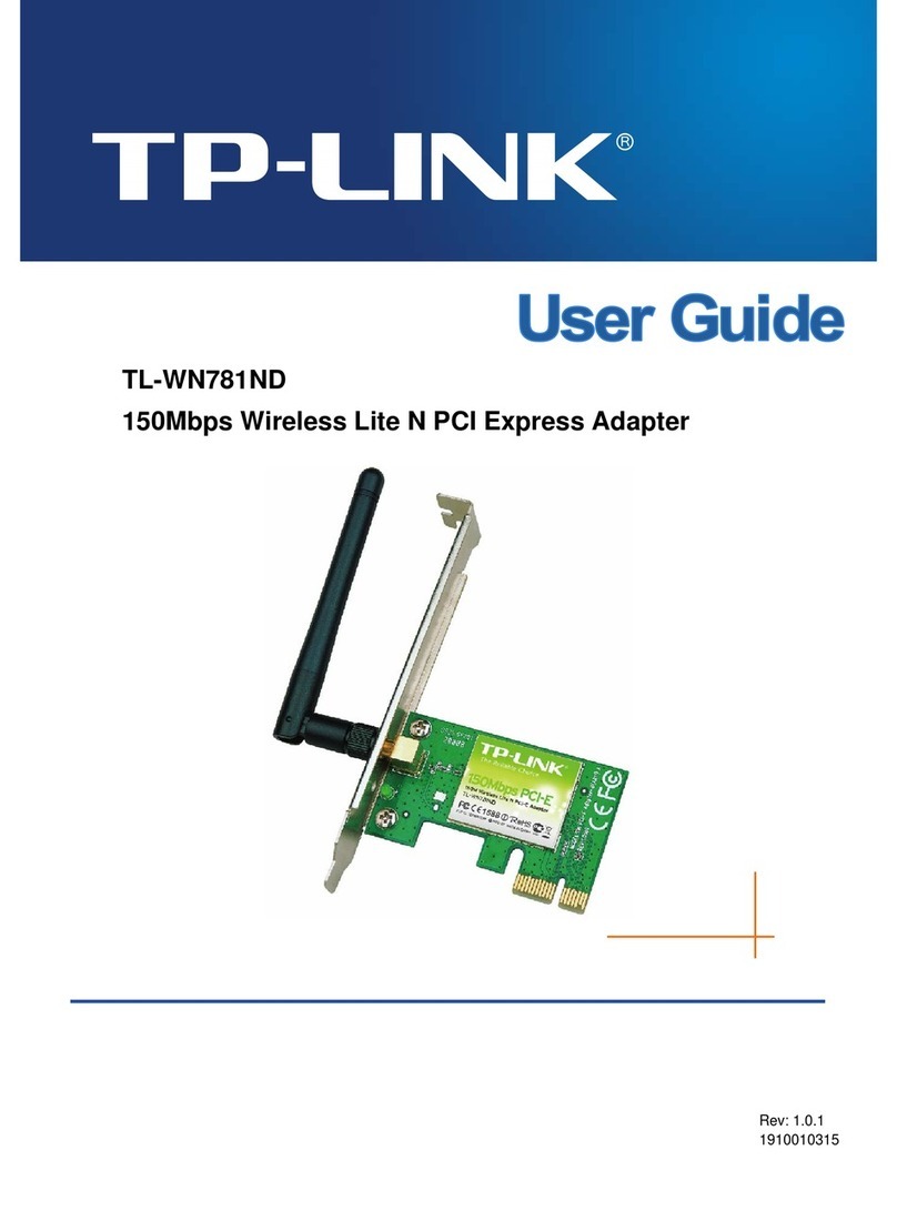 TP-Link TL-WN781ND User manual TP-Link TL-WN781ND User manual