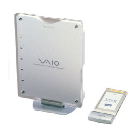 Sony PCWA-C500 - Wireless Lan Pc Card quick start guide