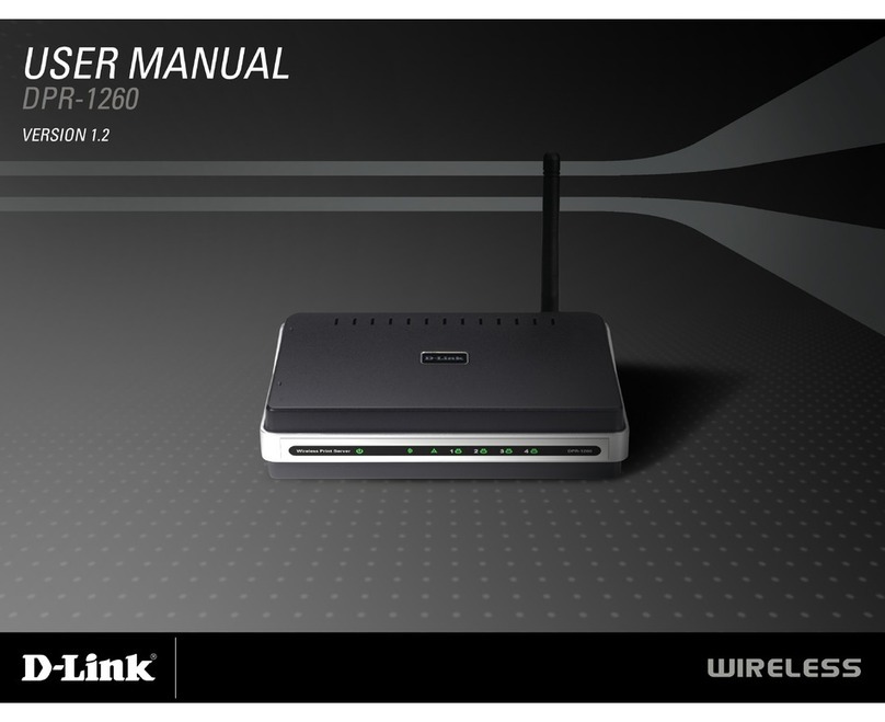D-Link DPR-1260 - RangeBooster G Multifunction Print... User manual