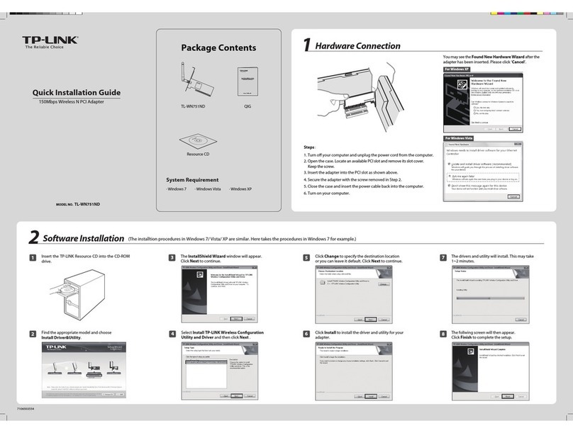 TP-Link TL-WN751ND User manual