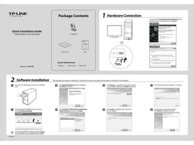 TP-Link TL-WN725N User manual
