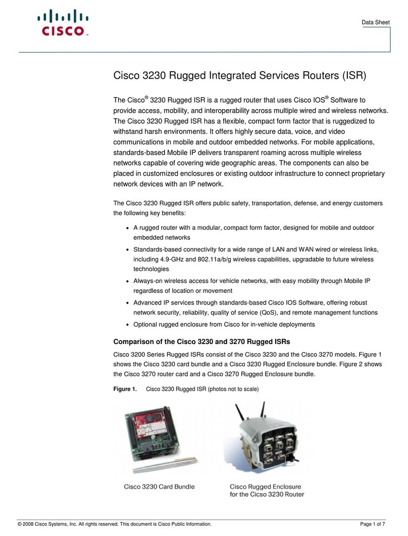 Cisco 3230 User manual