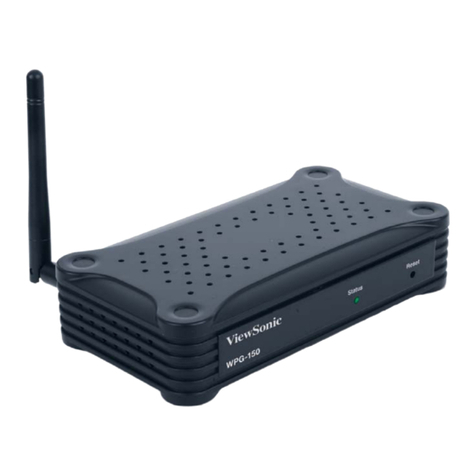 ViewSonic WPG-150 - Wireless Video Extender User manual