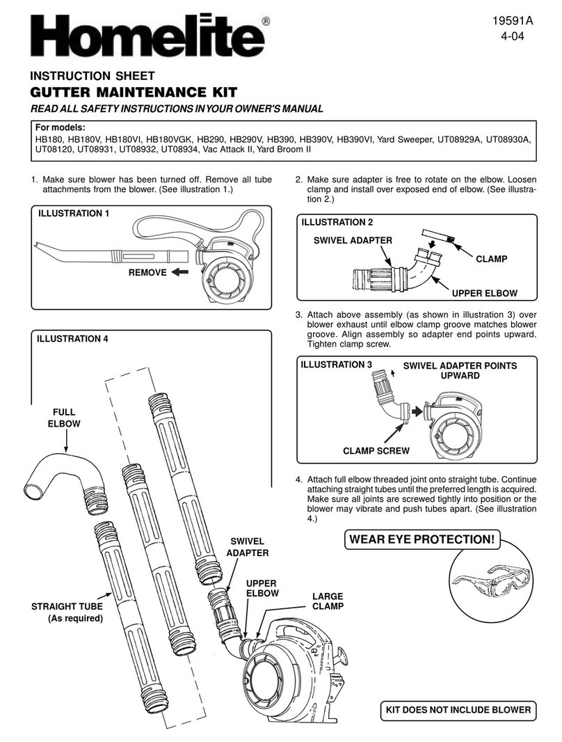 Homelite 19591A User manual Homelite 19591A User manual